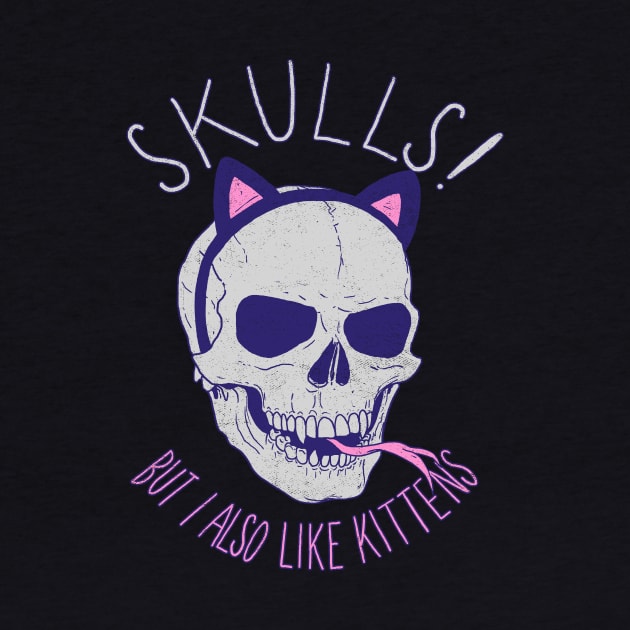 Skulls and Kittens by Hillary White Rabbit